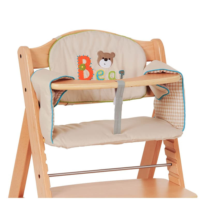 Вкладыш в стульчик Hauck Chair Pad Comfort цвет Bear купить в интернет-магазине детских товаров Denma, отзывы, фото, цена