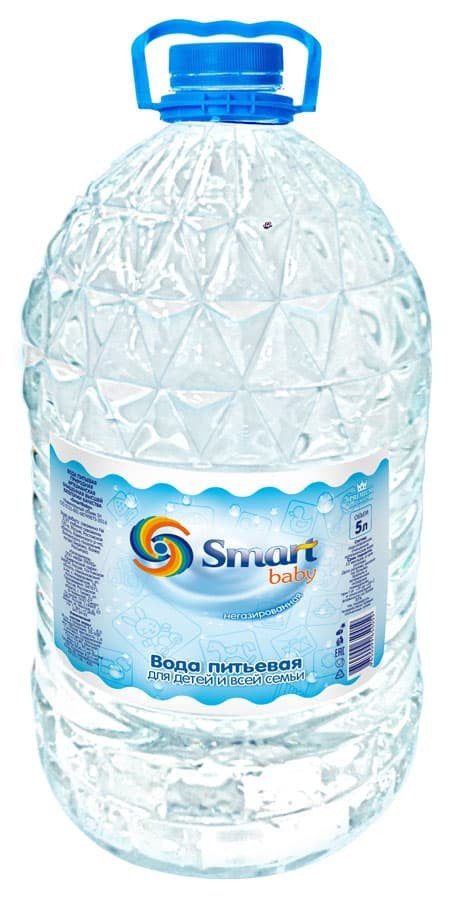 Вода Smart baby Детская питьевая 5 л