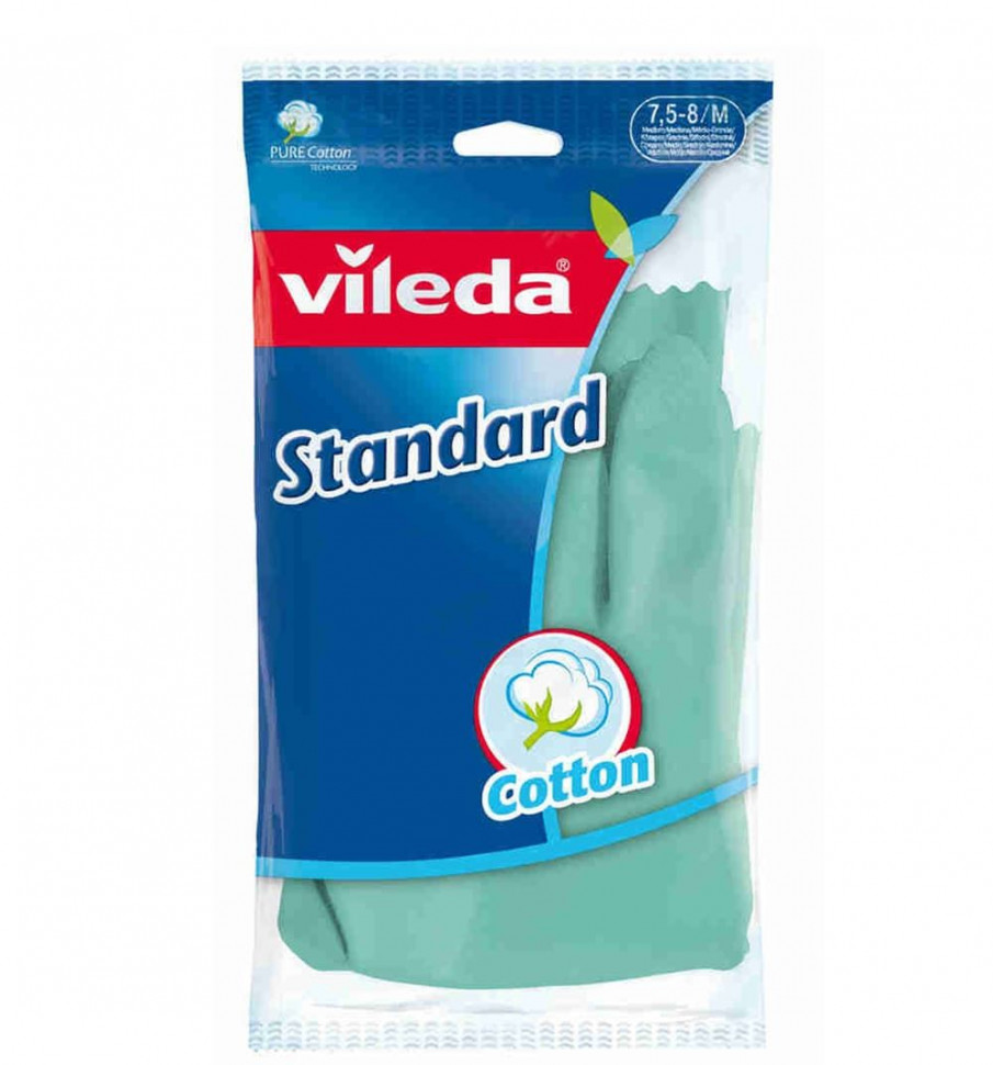 Перчатки VILEDA стандарт с напылением M 146266