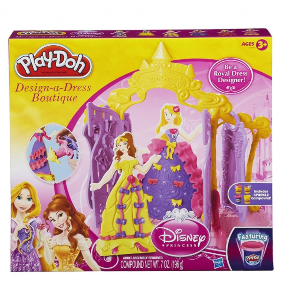 Набор пластилина Hasbro PLAY-DOH Бутик для Принцесс Дисней A2592