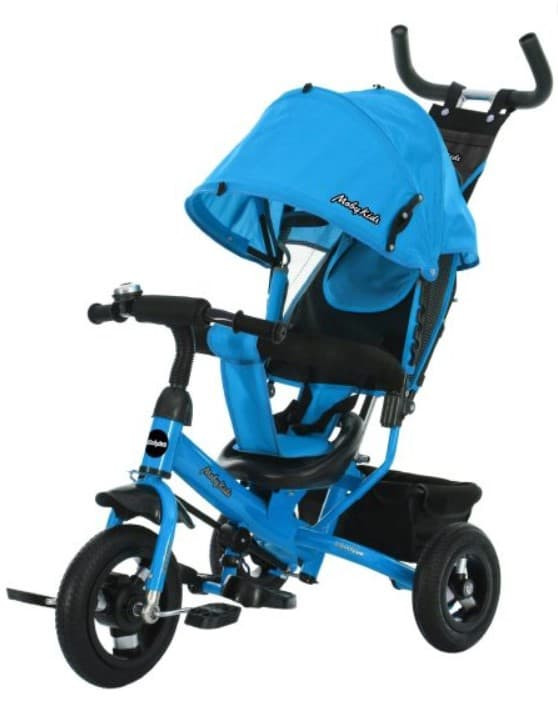 Велосипед трехколесный Moby Kids Comfort 10x8 AIR синий 641225