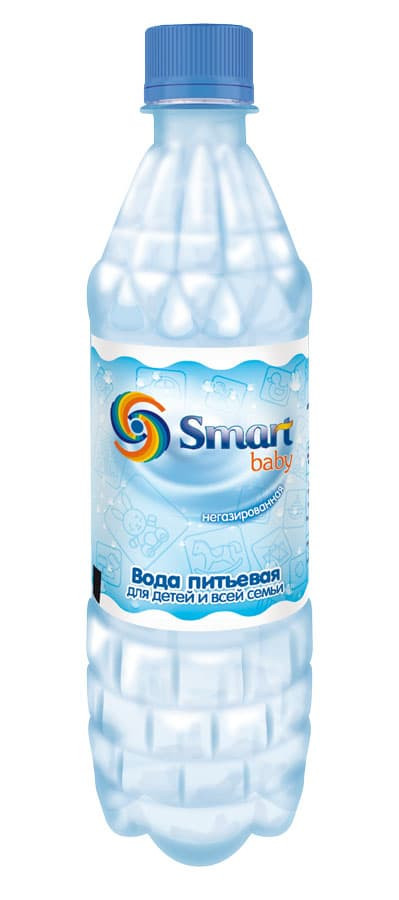 Вода Smart baby Детская питьевая 0,5 л