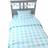 Комплект в кроватку AmaroBaby TIME TO SLEEP Прянички 1,5 спальный 3 предмета голубой