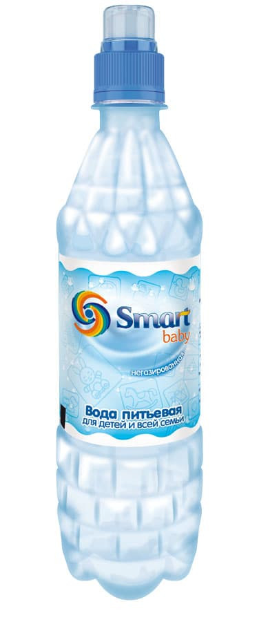 Вода Smart baby Детская питьевая 0,33 л спортивная крышка