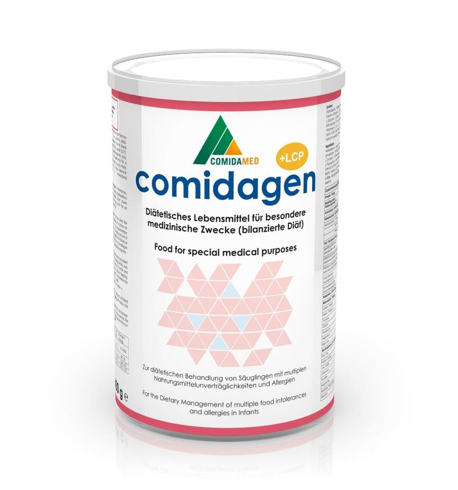 Специализированное гиппоаллергенное лечебное питание Comidagen 400г 0-12 мес