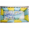 Комплект в кроватку ByTwinz Северное сияние с бортиками подушками