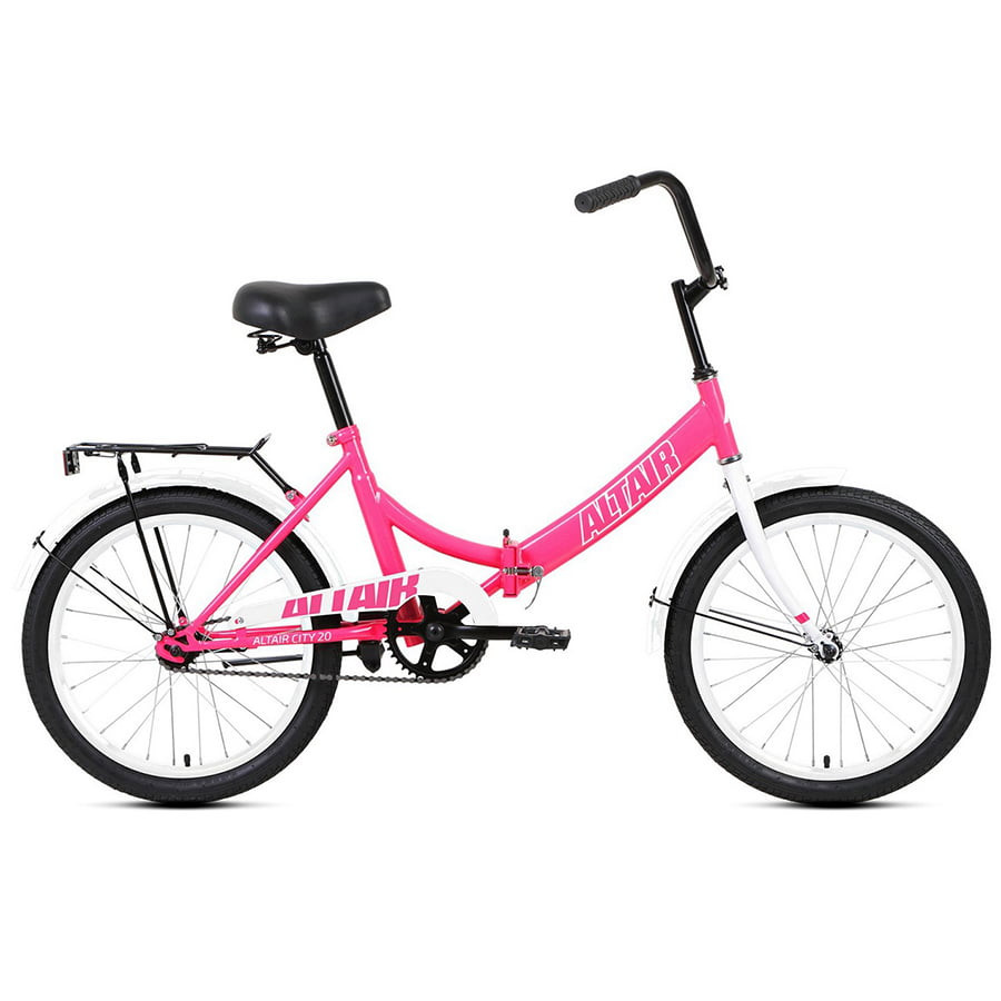 Велосипед Altair City 20 1 ск 20-21 г 20" рама 14" Розовый/Белый/RBKT1YF01005