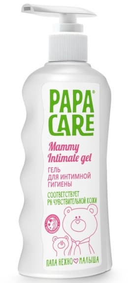 Гель для интимной гигиены мам Papa Care с молочной кислотой и пантенолом 250 мл