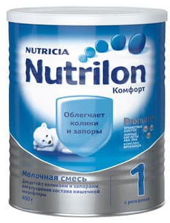 Детская молочная смесь Nutrilon Комфорт 1 400 г с 0 мес.