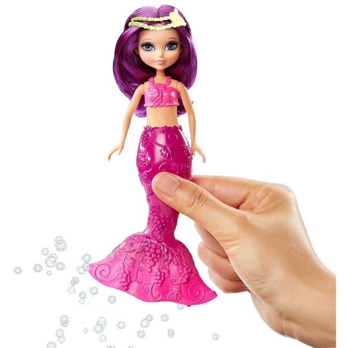 Кукла Mattel Barbie Dreamtopia Мини русалочка с волшебными пузырьками DVM97