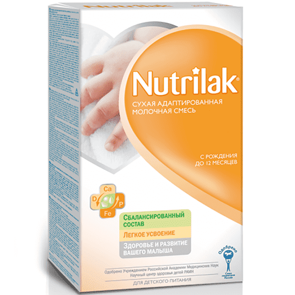 Молочная смесь Нутрилак Заменитель молока с рождения до 12 месяцев Nutrilak 350 гр