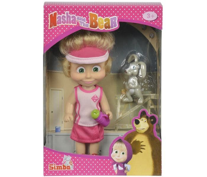 Кукла Simba Маша в разных одеждах с животными 6