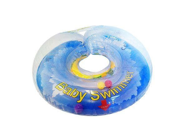 Круг на шею BabySwimmer полуцвет с погремушкой 0-36 мес 6-36 кг