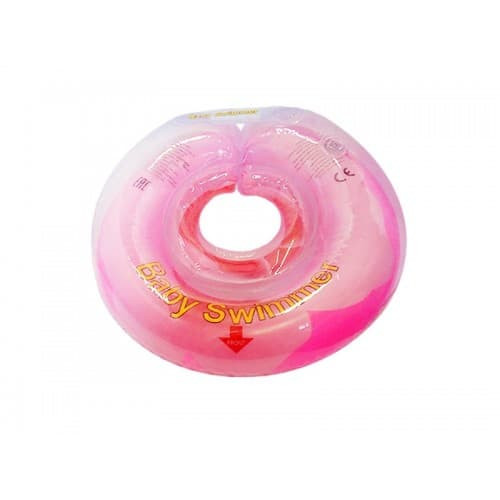 Круг на шею с погремушкой (0-36 месяцев, 6-36 кг)розовый бутон купить в интернет-магазине детских товаров "Денма" 3