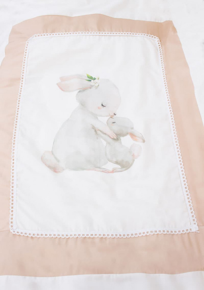 Set of bed linen Topotushki Bunny-Watercolor 3 items
