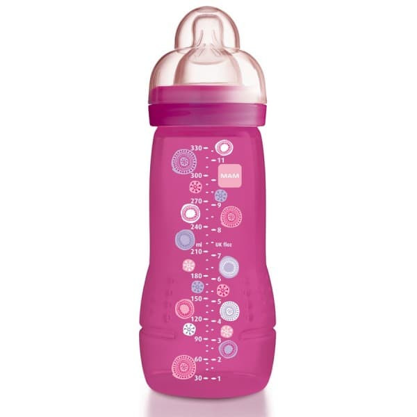 Бутылочка для кормления MAM Candy Pink Circles 330 мл 16822