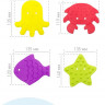 Anti-slip mini bath mats ROXY-KIDS color in stock 8 PCs