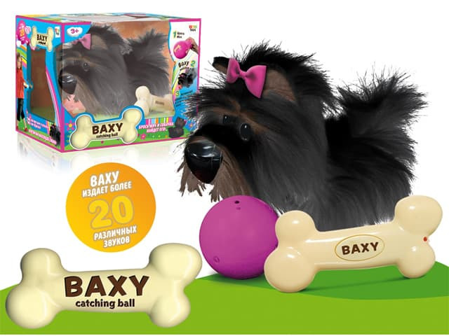 Мягкая интерактивная собачка IMC toys BAXY интерактивная 5716