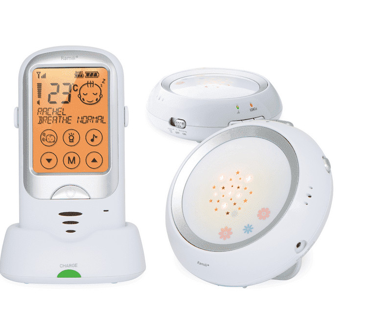 Радионяня Ramili Baby с двумя детскими блоками и монитором дыхания RA300DuoSP