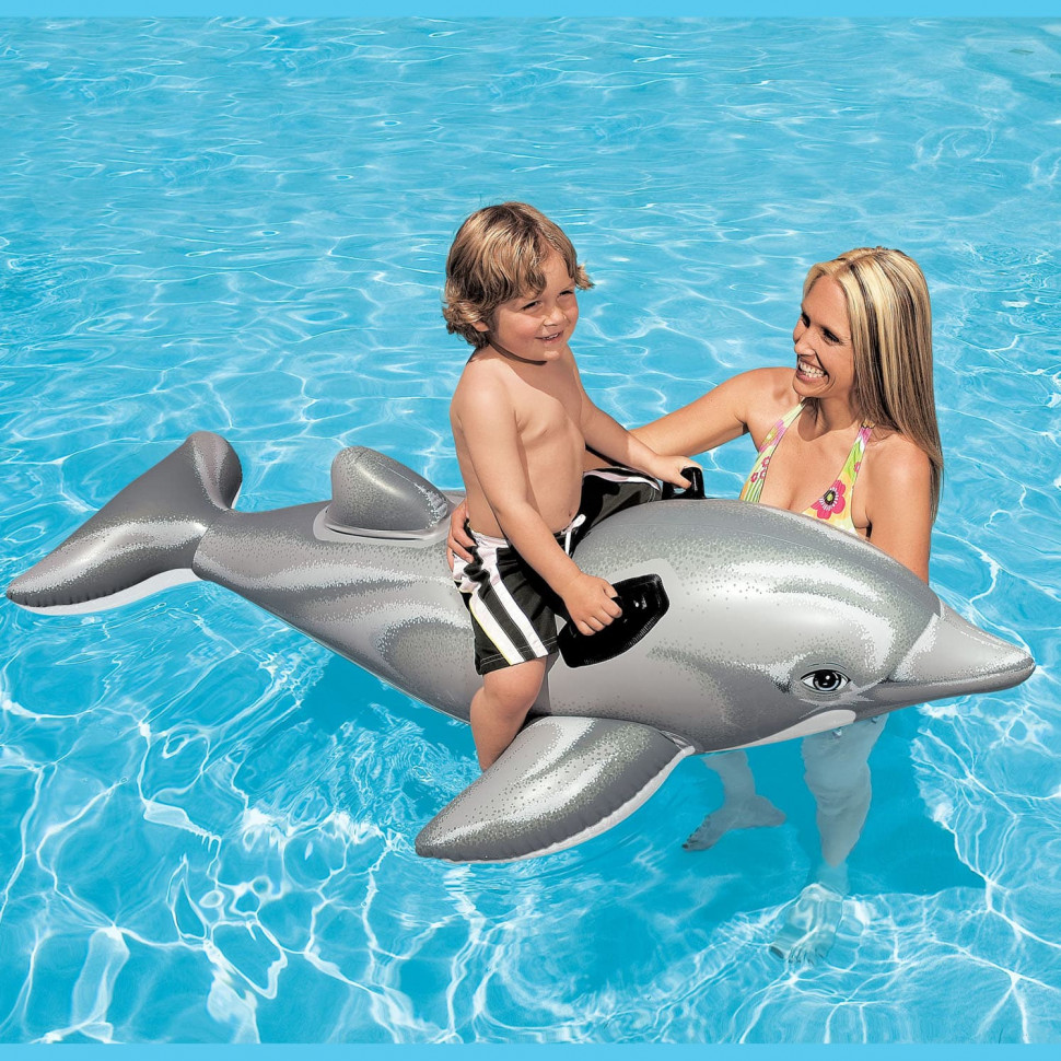 Игрушка Intex надувная Дельфин малый 175 см 58535