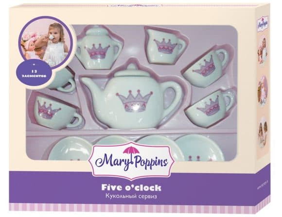 Набор Mary Poppins фарфоровой посуды Корона 13 предметов 453013