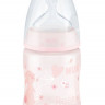 Бутылочка NUK FС+ Baby Rose Зайчик с шариком с отверстием М размер 1 150 мл