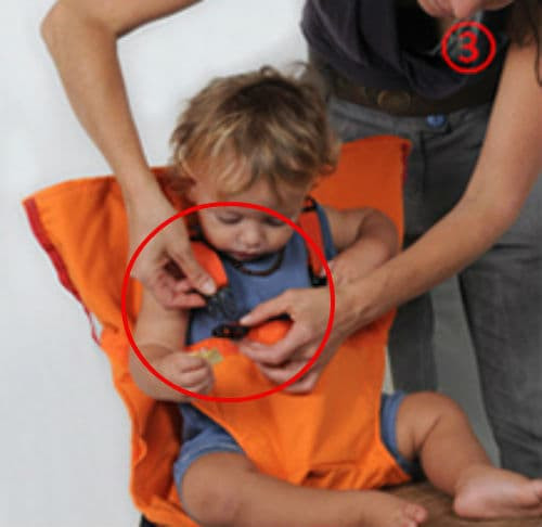 Детский мобильный стульчик для кормления