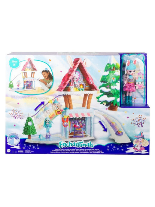Игровой набор Mattel Enchantimals Снежная долина Шале в горах GJX50
