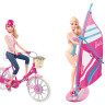 купить Набор аксессуары для прогулки Barbie MATTEL виндсерф велосипед BDF34