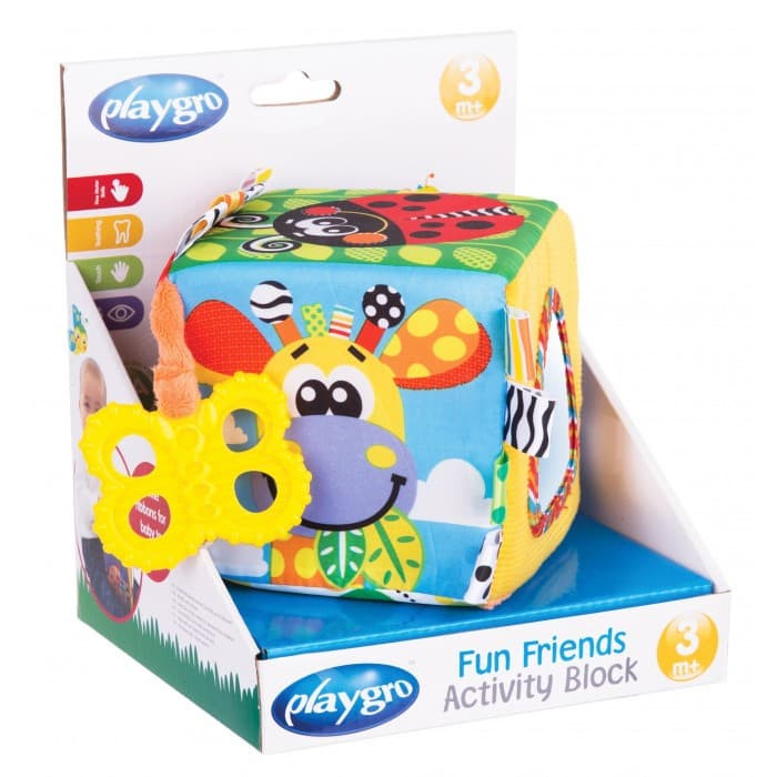 Игрушка Playgro Кубик с набивкой 0184167