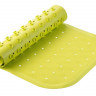 Anti-slip rubber bath Mat 34, 5x76 cm ROXY-KIDS light green with holes