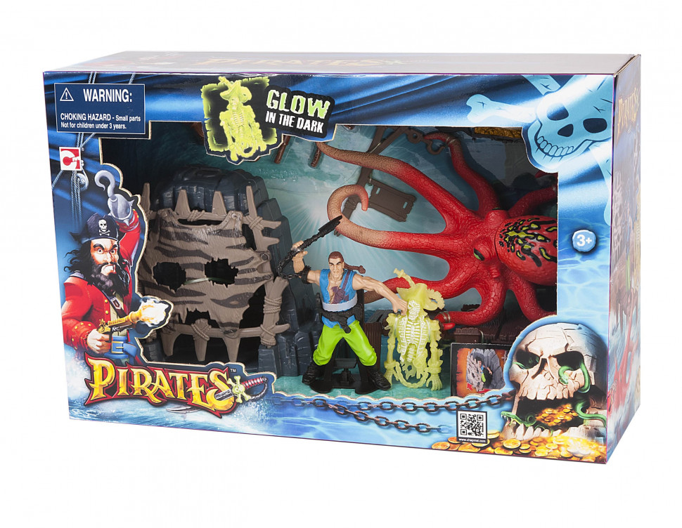 Игровой набор Chap Mei Пираты Сражение с осьминогом