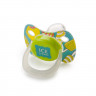 Соска-пустышка Happy Baby силиконовая симметричная с колпачком BABY PACIFIER 0-12 мес 13010/1 BLUE
