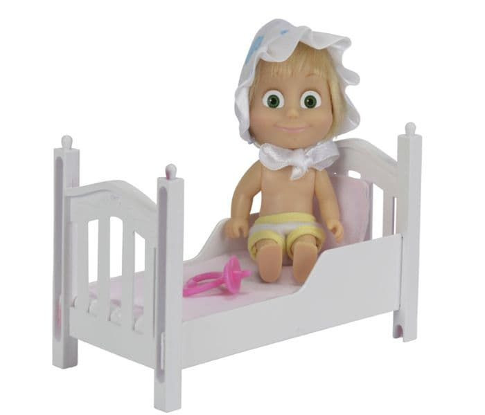 Кукла Simba Маша с кроваткой и аксессуарами 2