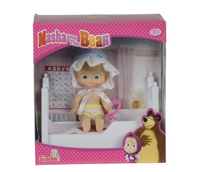 Кукла Simba Маша с кроваткой и аксессуарами