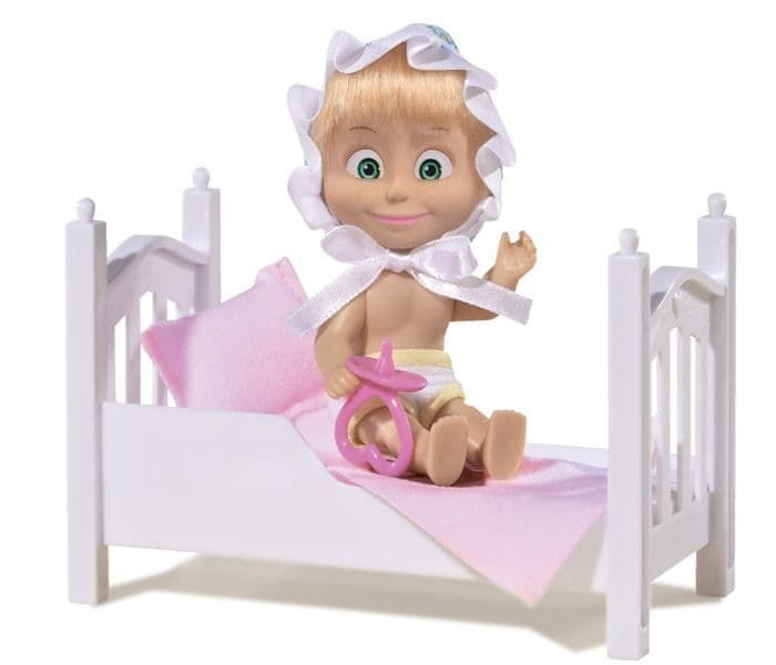 Кукла Simba Маша с кроваткой и аксессуарами 3