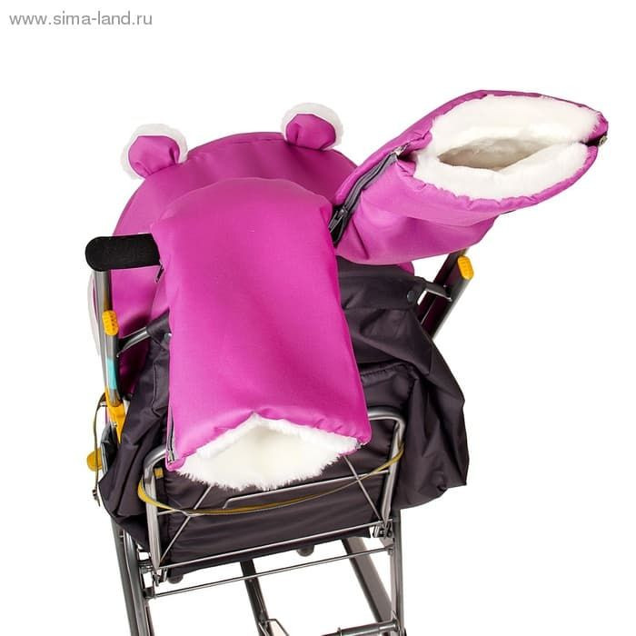 Санки-коляска Ника детям 7-2 Dog орхидея купить в интернет-магазине Денма