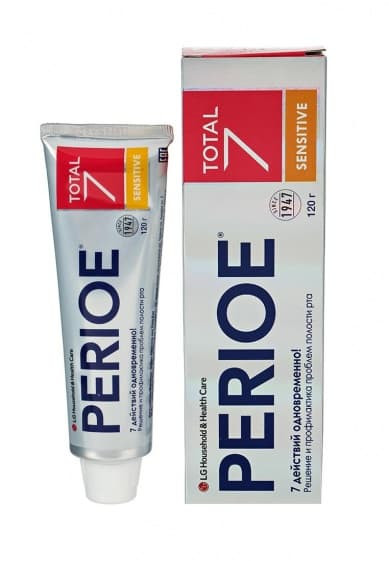 Зубная паста PERIOE комплексного действия Total 7 sensitive 120 гр