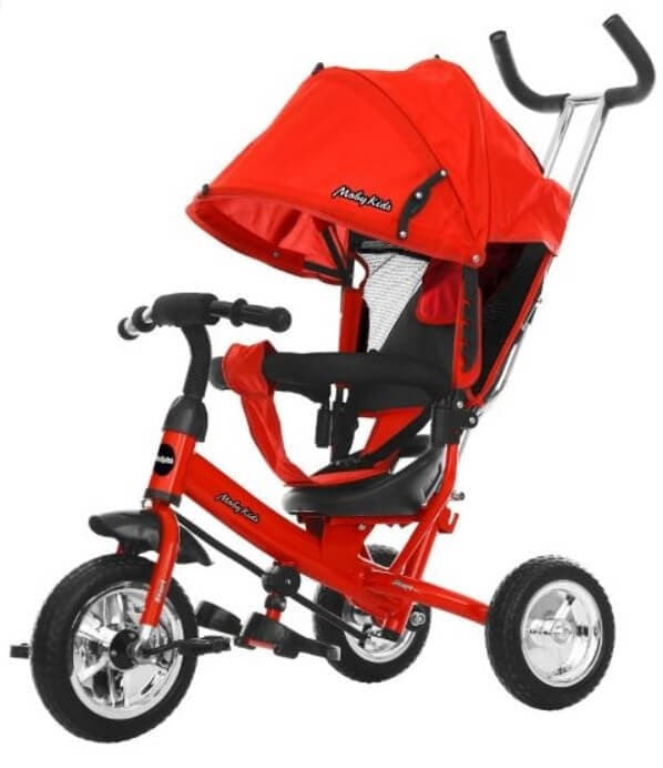 Велосипед трехколесный Moby Kids Start 10x8 EVA красный 641215