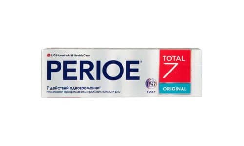Зубная паста PERIOE комплексного действия Total 7 original 120 гр