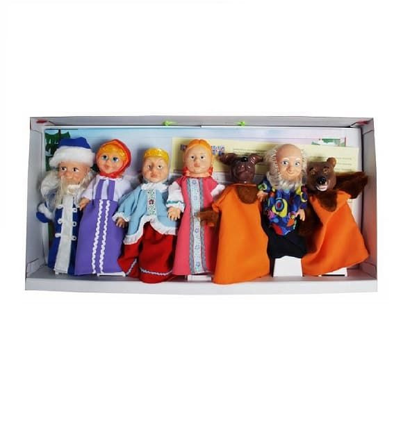 Кукольный театр ВЕСНА 7 персонажей набор 2 В300 фото, купить, отзывы, выбрать, цена