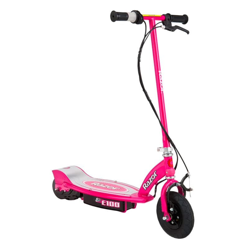 Электросамокат Razor E100 цвет розовый купить в интернет-магазине детских товаров Denma, отзывы, фото, цена