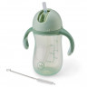 Happy Baby drinking Cup with tube and handles 260 ml 14010 olive