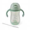 Happy Baby drinking Cup with tube and handles 260 ml 14010 olive