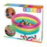 Сухой бассейн Intex надувной с мячиками 48674