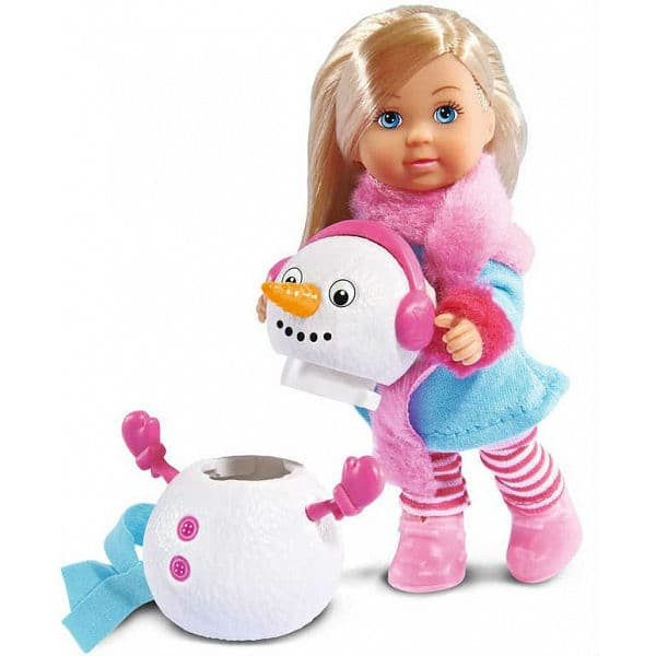Кукла Simba Еви и снеговик 5732805
