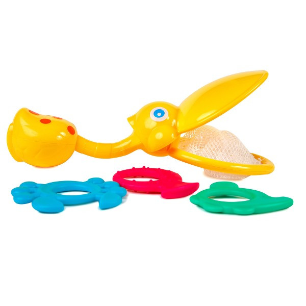 Набор игрушек для ванной Пома Пеликан на охоте 4 шт 52519