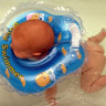 Круг на шею Baby Swimmer надувной полуцвет голубой 10016 BS02B