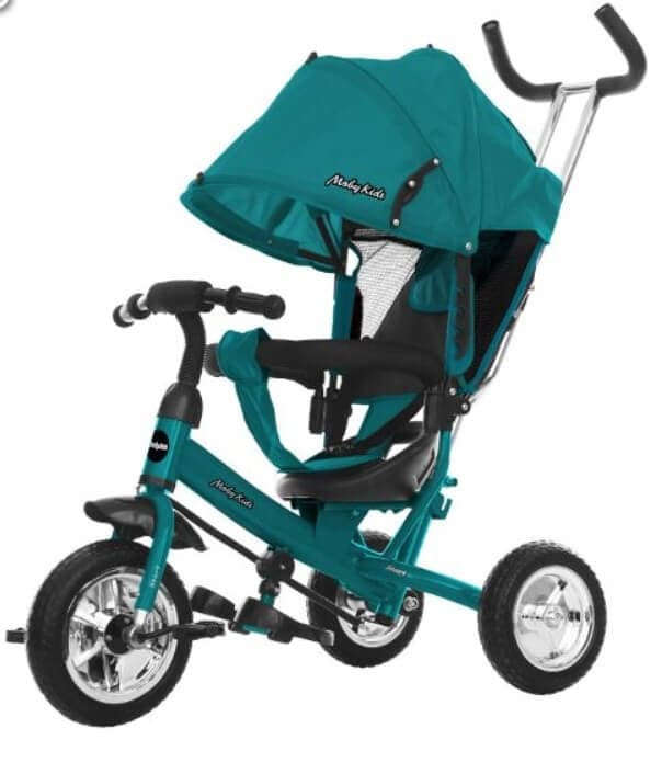 Велосипед трехколесный Moby Kids Start 10x8 EVA темно-зеленый 641218