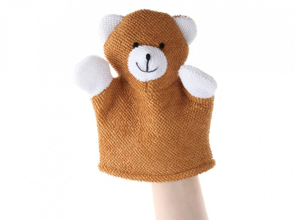 Махровая мочалка-рукавичка ROXY-KIDS Baby Bear 